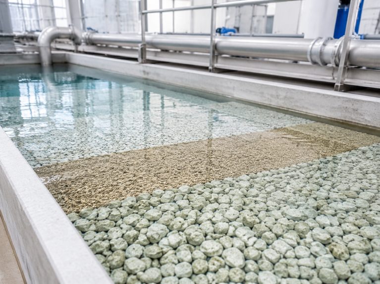 东莞生态园水处理除氨氮沸石滤料